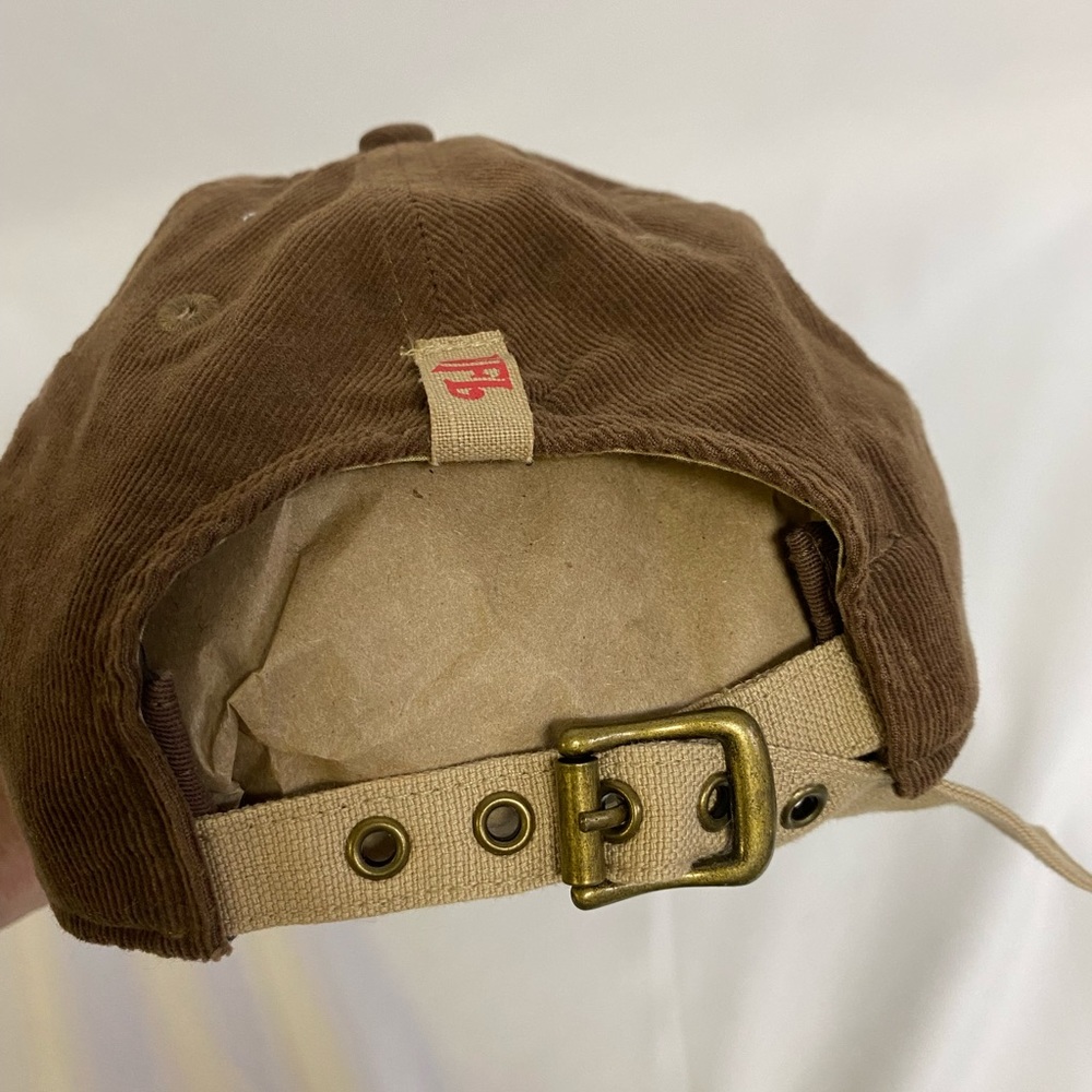 Carolina Panthers NFL Brown Corduroy Reebok Adjustable Hat Ballcap with Pink #A4 - Picture 6 of 11